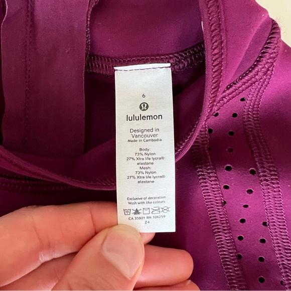 Lululemon Swell Seeker Paddle Top BNWT - size 6 - Picture 4 of 5